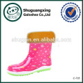 winter nude girl rubber rain boots for winter/ C-705